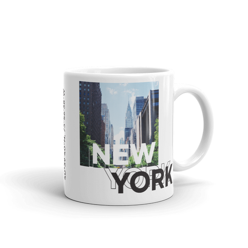 Default Title New York Coordinates Mug by Design Express