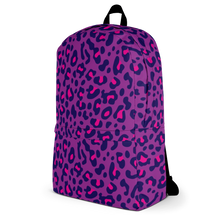 Purple Leopard Print Backpack by Design Express