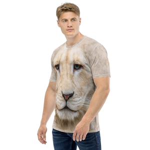 White Lion Men's T-shirt by Design Express