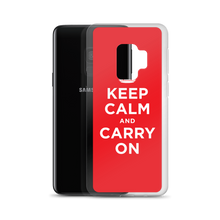 Keep Calm and Carry On Red Samsung Case by Design Express