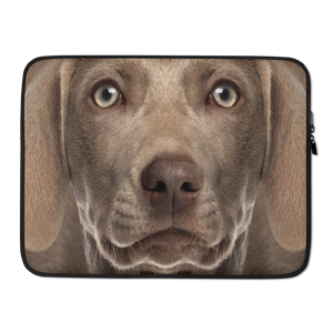 15 in Weimaraner Dog Laptop Sleeve by Design Express