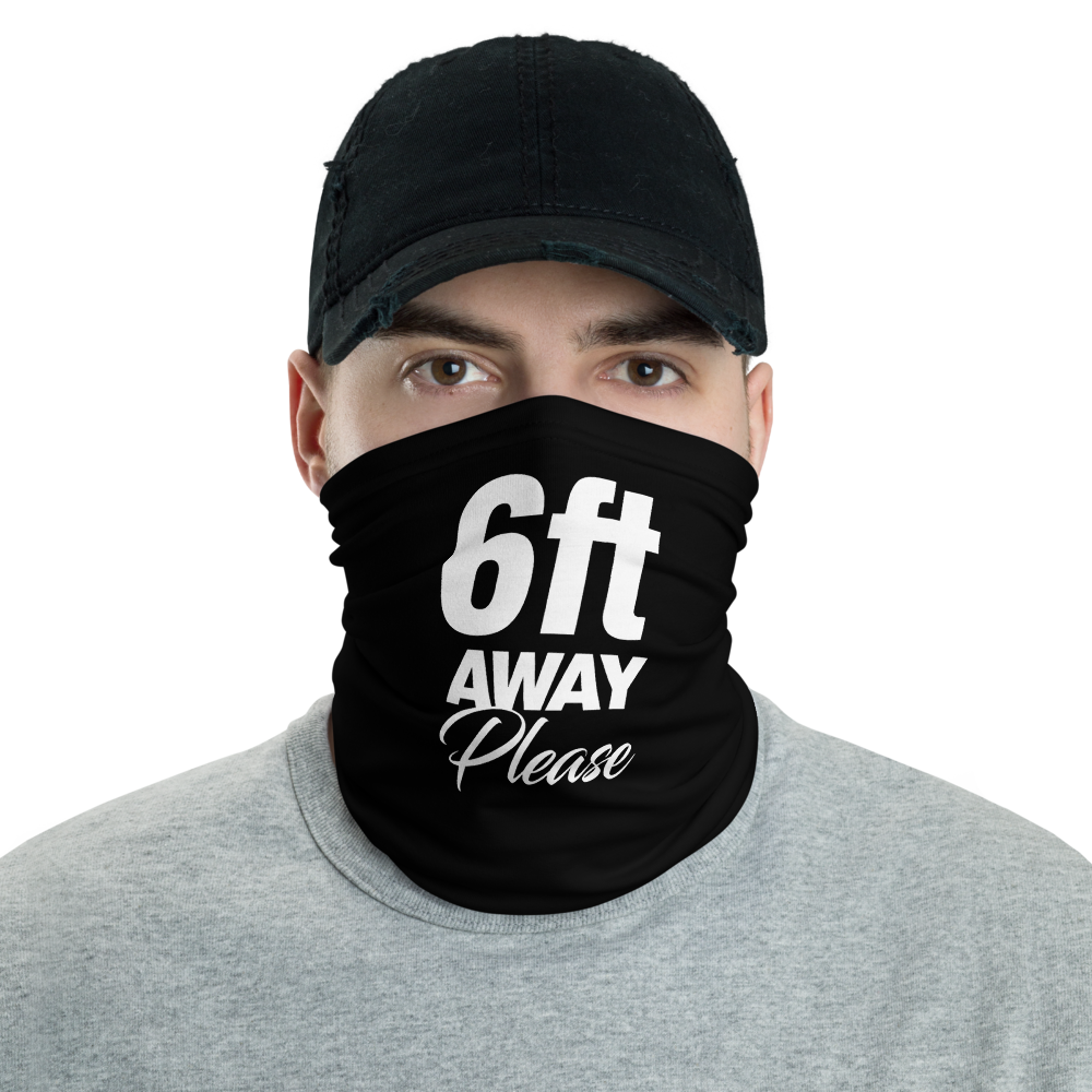 Default Title 6ft Away Please WOB Neck Gaiter Masks by Design Express