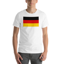 White / S Germany Flag Short-Sleeve Unisex T-Shirt by Design Express