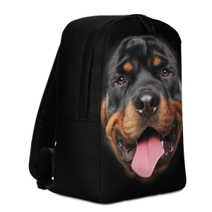 Rottweiler Dog Minimalist Backpack by Design Express