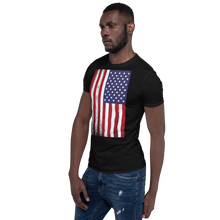 US Flag Distressed Short-Sleeve Unisex T-Shirt by Design Express