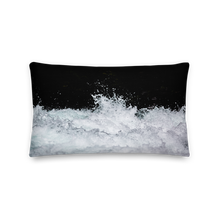 Default Title Black & White Water Rectangle Premium Pillow by Design Express