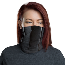 Default Title Black Feathers Texture Neck Gaiter Masks by Design Express