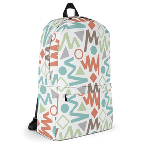 Soft Geometrical Pattern 02 Backpack by Design Express