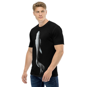 White Koi Fish Men's T-shirt by Design Express