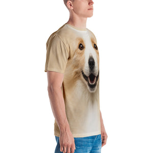 Border Collie "All Over Animal" Men's T-shirt All Over T-Shirts by Design Express