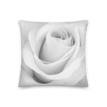 White Rose Square Premium Pillow by Design Express