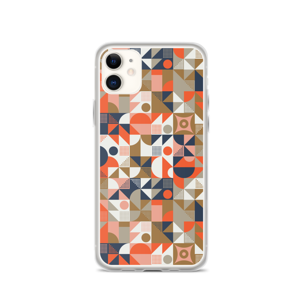 iPhone 11 Mid Century Pattern iPhone Case by Design Express