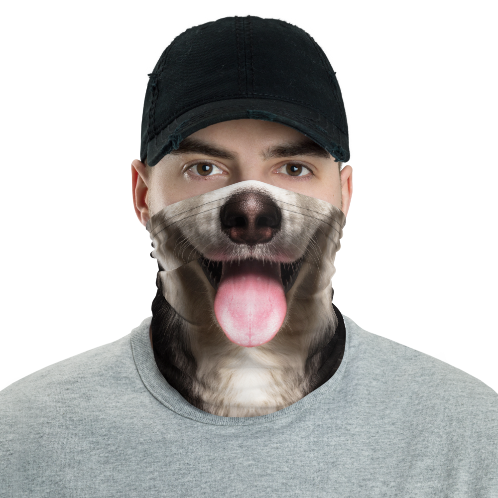 Default Title Husky Dog Neck Gaiter Masks by Design Express