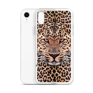 Leopard Face iPhone Case by Design Express