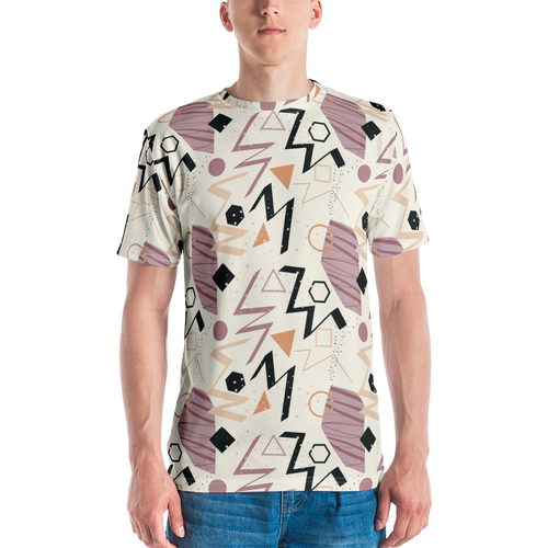 XS Mix Geometrical Pattern 02 Men's T-shirt by Design Express