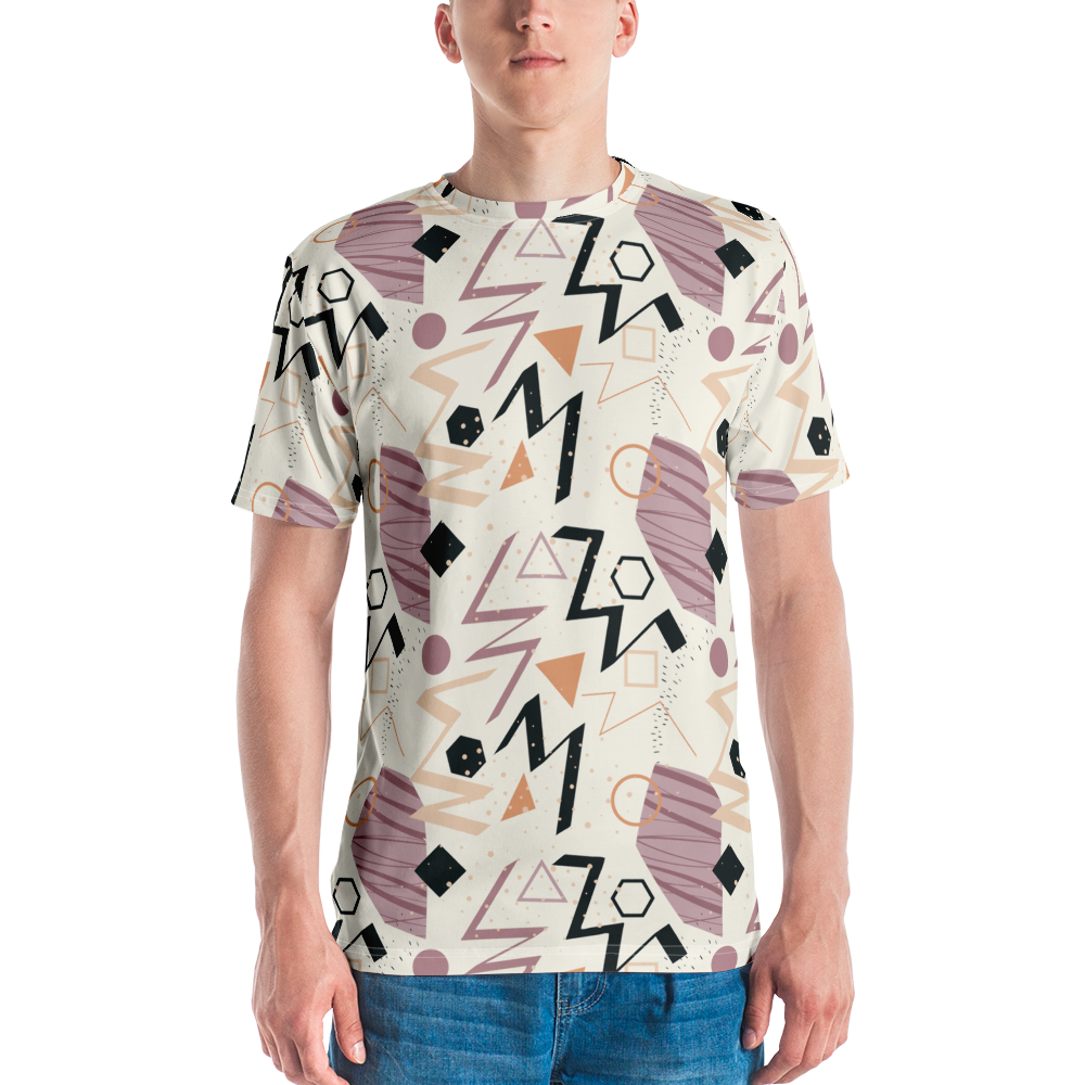 XS Mix Geometrical Pattern 02 Men's T-shirt by Design Express