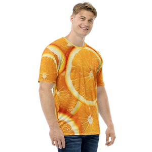 Sliced Orange Men's T-shirt by Design Express