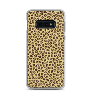 Samsung Galaxy S10e Yellow Leopard Print Samsung Case by Design Express