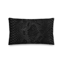 Default Title Black Snake Skin Rectangle Premium Pillow by Design Express