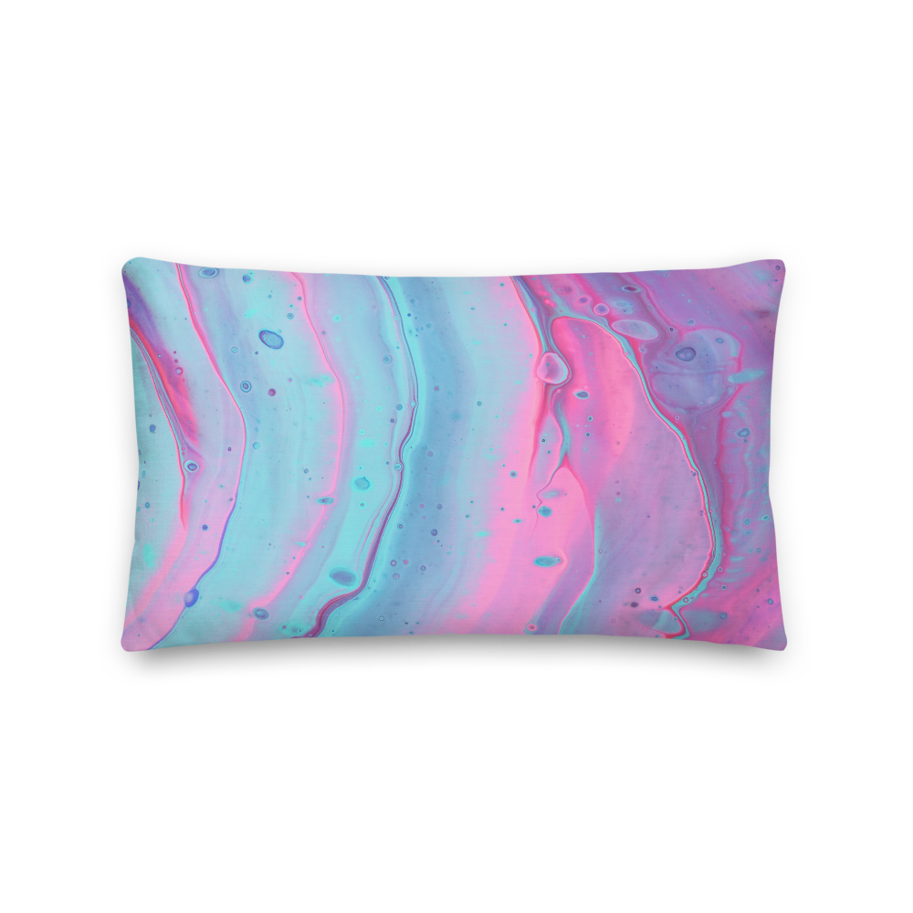 20×12 Multicolor Abstract Background Premium Pillow by Design Express