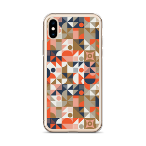 Mid Century Pattern iPhone Case by Design Express