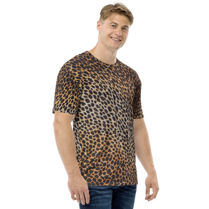 Leopard Brown Pattern Men's T-shirt by Design Express