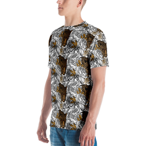 Leopard Head Men's T-shirt by Design Express