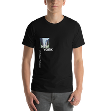 XS New York Coordinates Unisex Black T-Shirt by Design Express