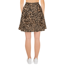 Golden Leopard Skater Skirt by Design Express