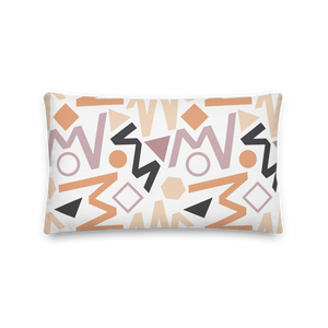 20×12 Soft Geometrical Pattern Premium Pillow by Design Express