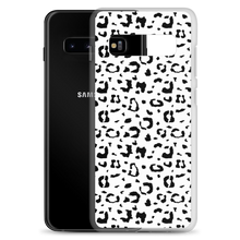 Black & White Leopard Print Samsung Case by Design Express