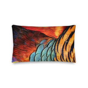 Golden Pheasant Rectangle Premium Pillow by Design Express