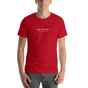 Red / S You Become Short-Sleeve Unisex T-Shirt by Design Express