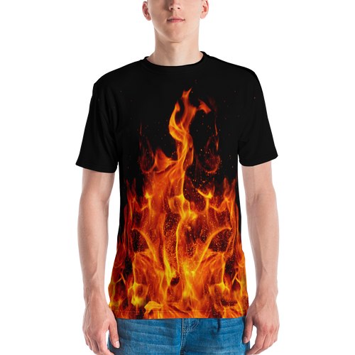 XS On Fire Men's T-shirt by Design Express