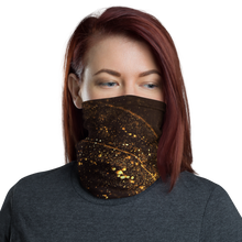 Default Title Gold Swirl Neck Gaiter Masks by Design Express