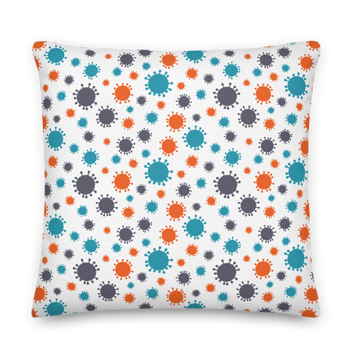 22×22 Corona Virus Premium Pillow by Design Express