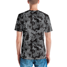 Grey Black Camoline Men's T-shirt by Design Express