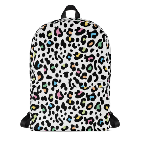 Default Title Color Leopard Print Backpack by Design Express