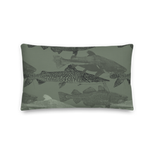 Army Green Catfish Rectangle Premium Pillow by Design Express