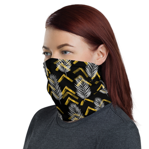 Tropical Leaves Pattern Neck Gaiter by Design Express