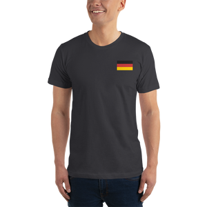 Germany Flag Embroidered T-Shirt by Design Express