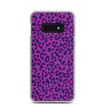 Samsung Galaxy S10e Purple Leopard Print Samsung Case by Design Express