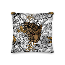 18×18 Leopard Head Square Premium Pillow by Design Express