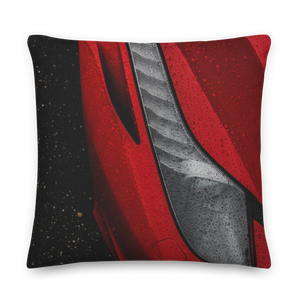 Red Automotive Square Premium Pillow by Design Express