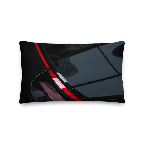 Default Title Black Automotive Rectangle Premium Pillow by Design Express