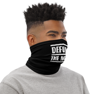 Defund The Media Black Neck Gaiter by Design Express