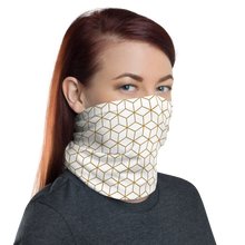 Diamond White Gold Pattern Neck Gaiter Masks by Design Express