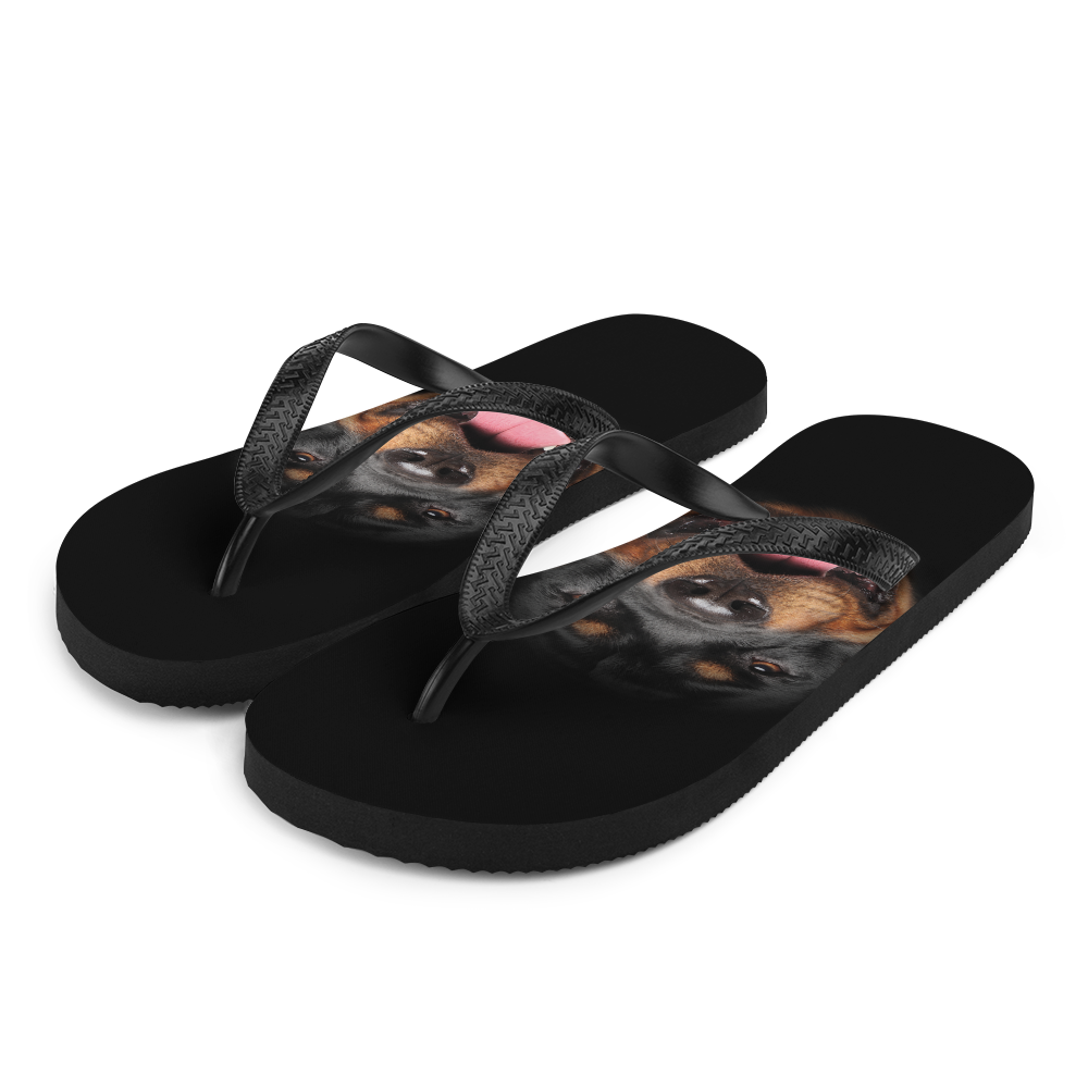 S Rottweiler Dog Flip-Flops by Design Express