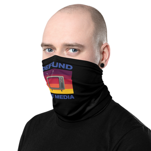 Defund The Media Color Neck Gaiter by Design Express