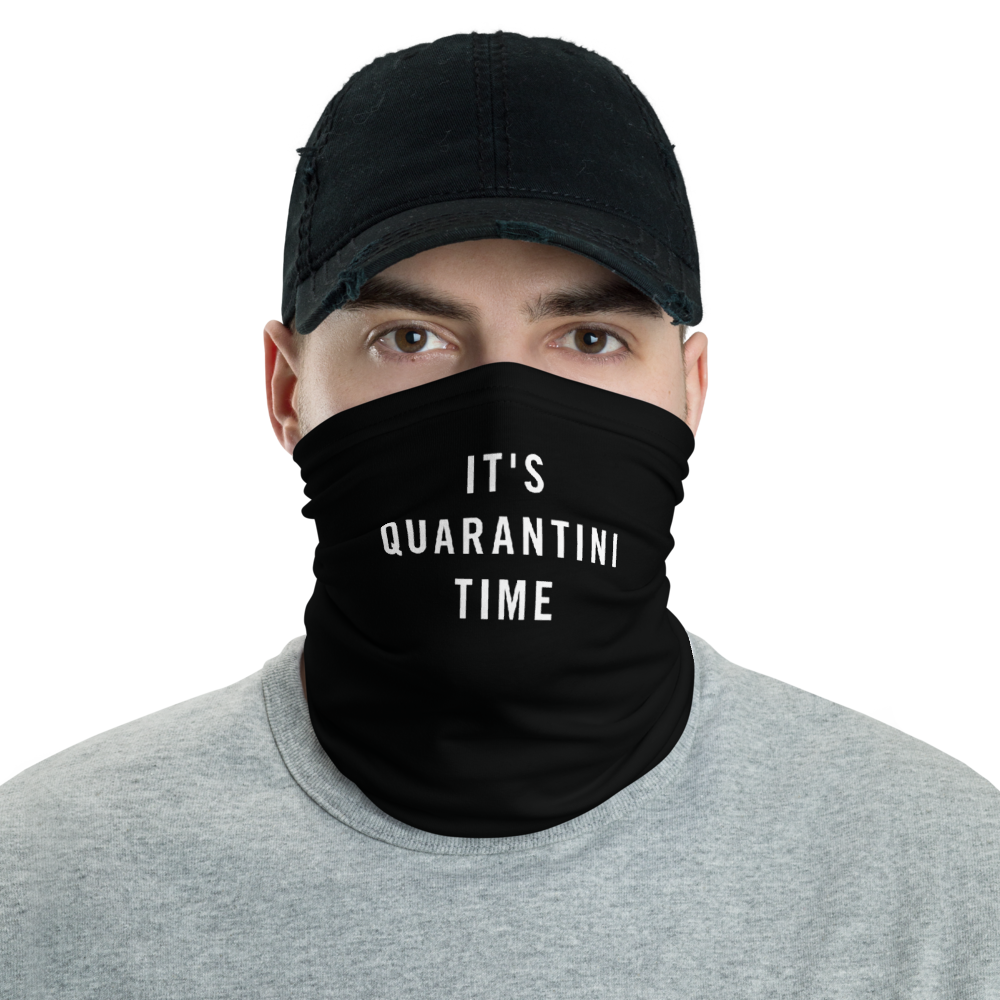 Default Title It's Quarantini Time Neck Gaiter Masks by Design Express